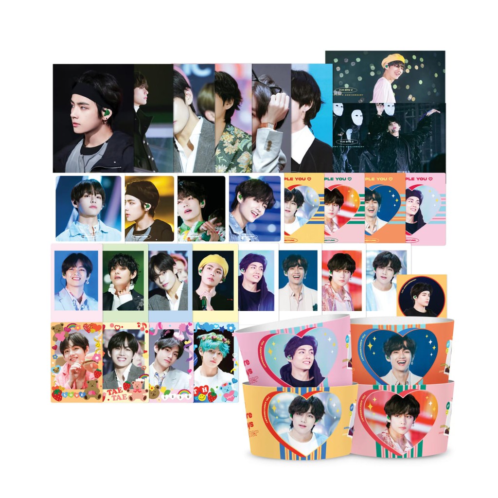 [READY STOCK] BTS V 7th CUP HOLDER & SPECIAL GIFT SET BY NUNA V