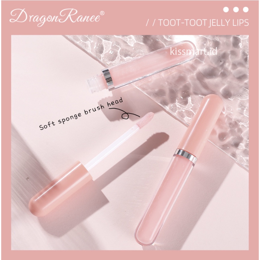 DRAGON RANEE Lip Gloss Macaron Glossy Makaron Brightens and moisturizes the lips TD002