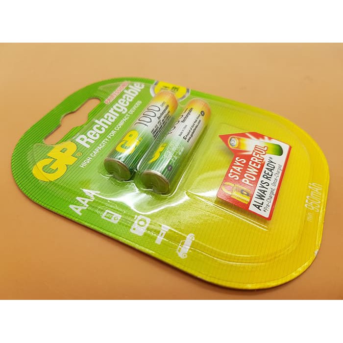 Baterai Gp Aaa 950Mah / Battery Gp Rechargeable 950 Mah