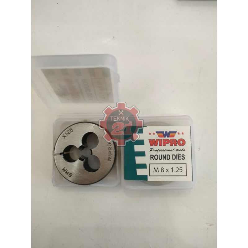 MATA SENAI M8x1.25 MATA SNEI M8x1.25 DRAT LUAR M8 TAP AND DIES M8 WIPRO
