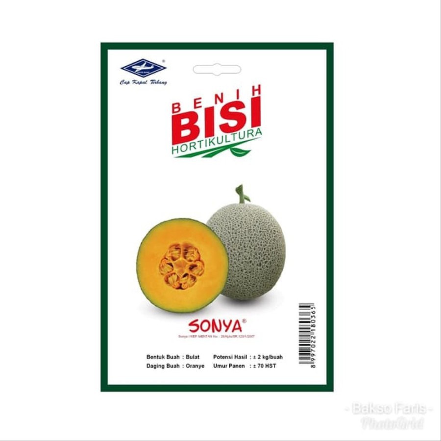 Benih Melon Orange Sonya Kemasan Repack