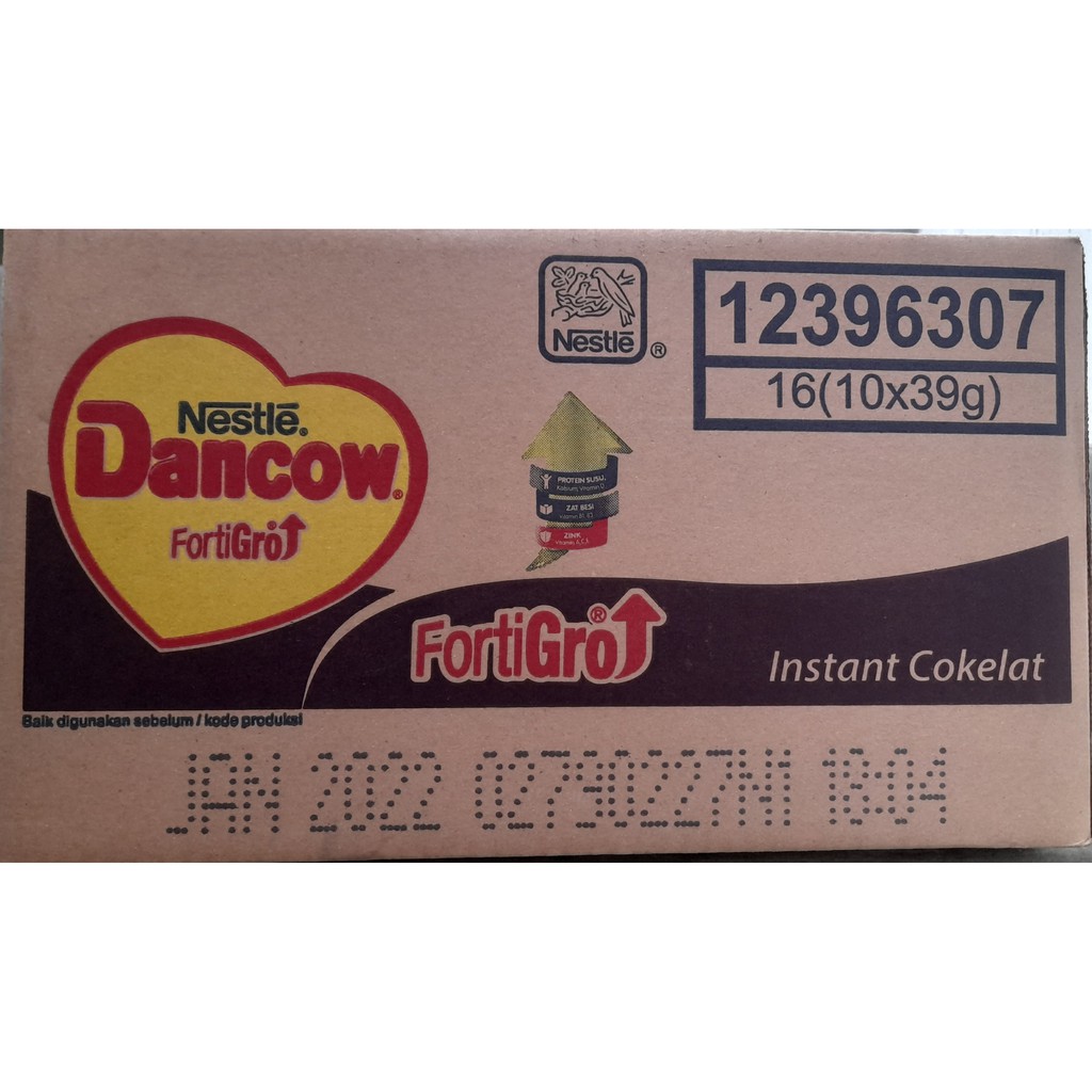 Susu Dancow Sachet Coklat - 1 dus