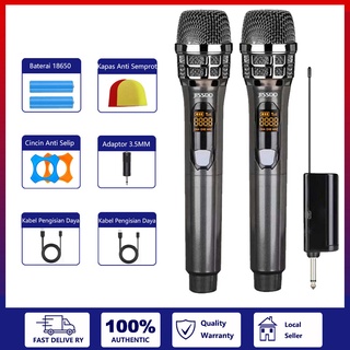 VHF Handheld Universal Karaoke Wireless Microphone Outdoor Conference Mobile Phone Sound Card Live Karaoke Microphone UHF Wireless Microphone