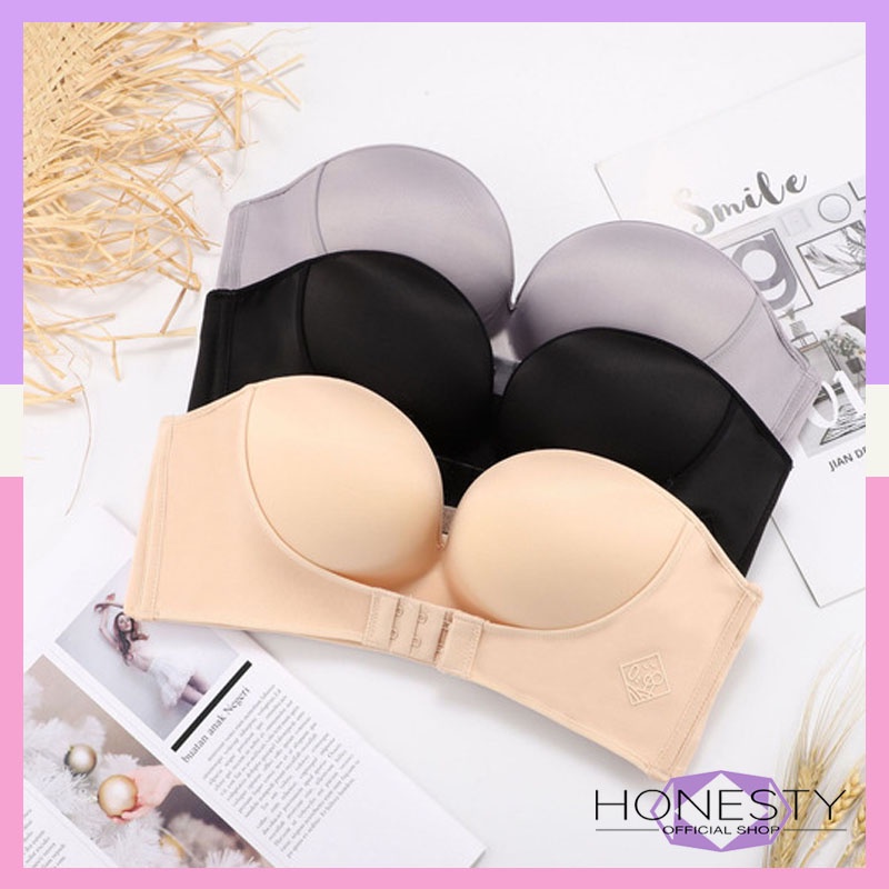 Miss H ~ 100 Bra Push Up BH Bralette Bra Sexy Import Anti Slip Sexy untuk Wanita Bra