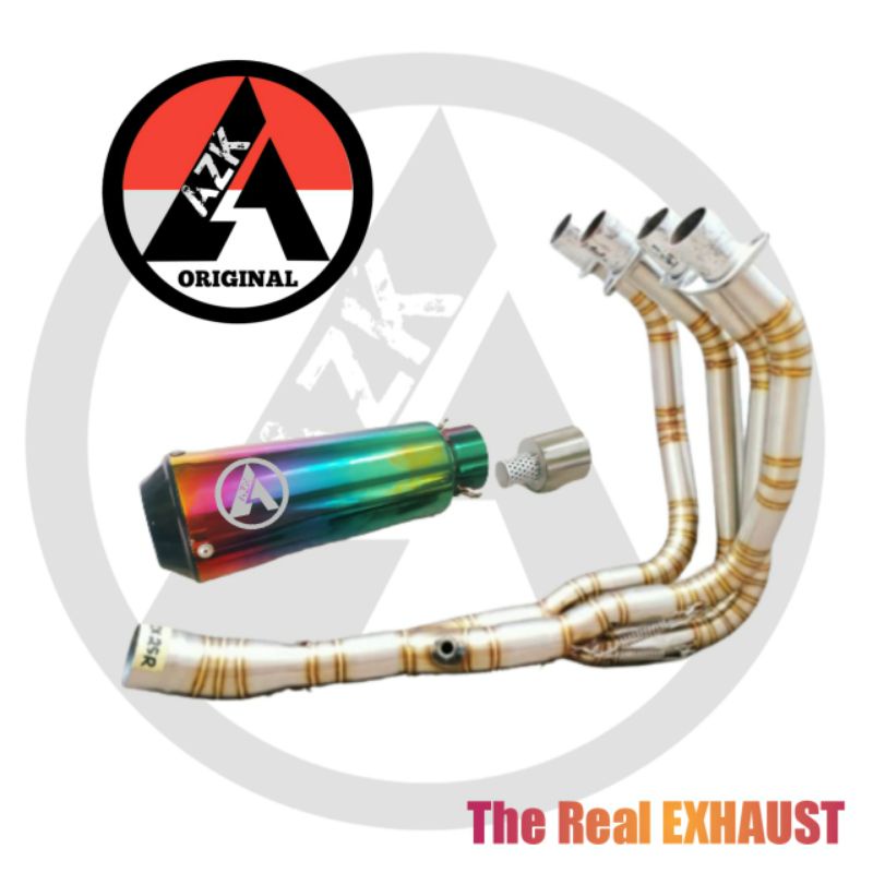 Knalpot Racing Ninja Zx25r Underbelly Rainbow Azk Racing