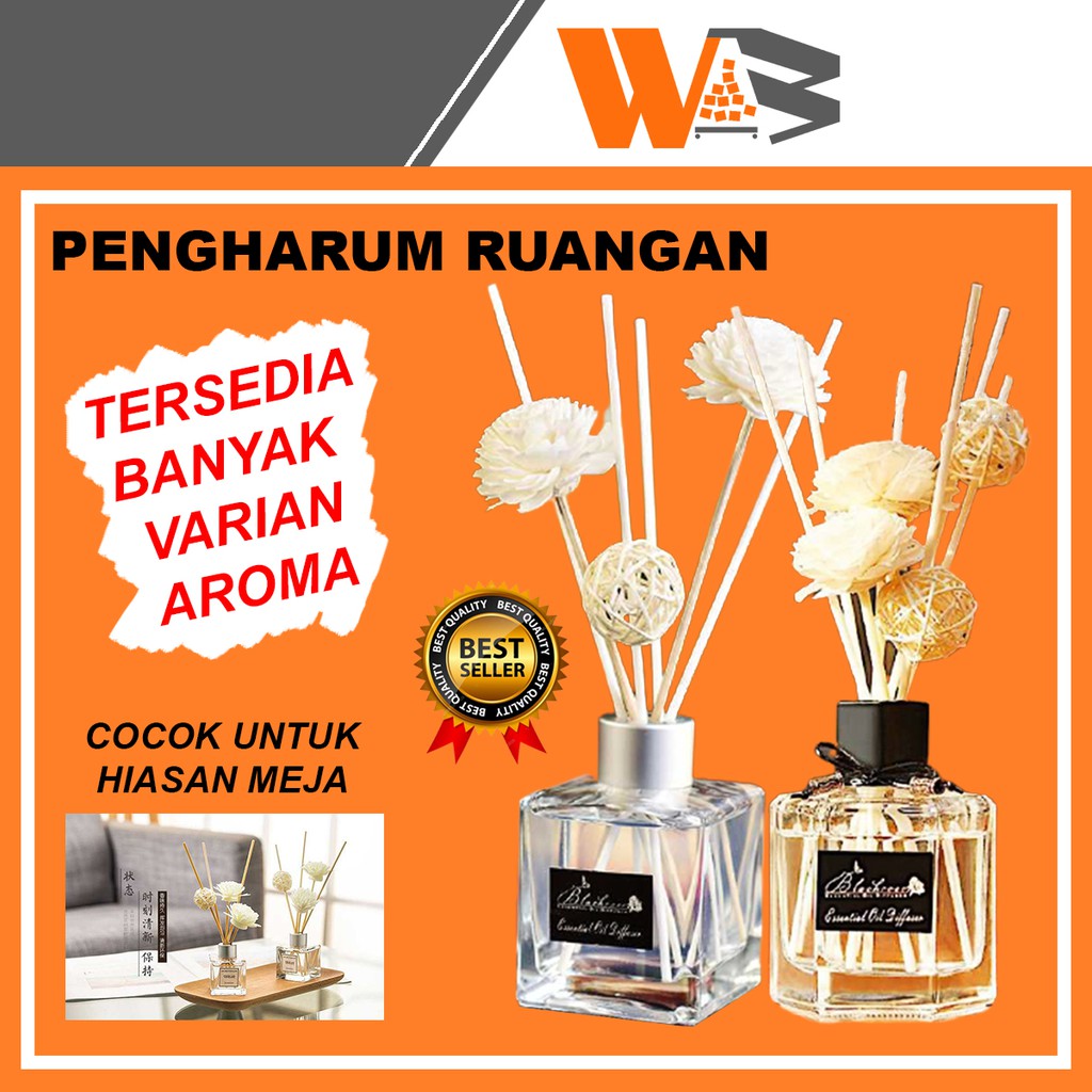 Jual Hiasan Meja Kantor Pengharum Pewangi Ruangan Reed Diffuser