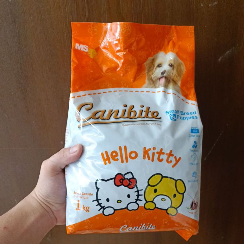 Makanan Anjing CANIBITE Puppy &amp; Small Breed Dog Food Pakan Anjing Freshpack 1 Kg