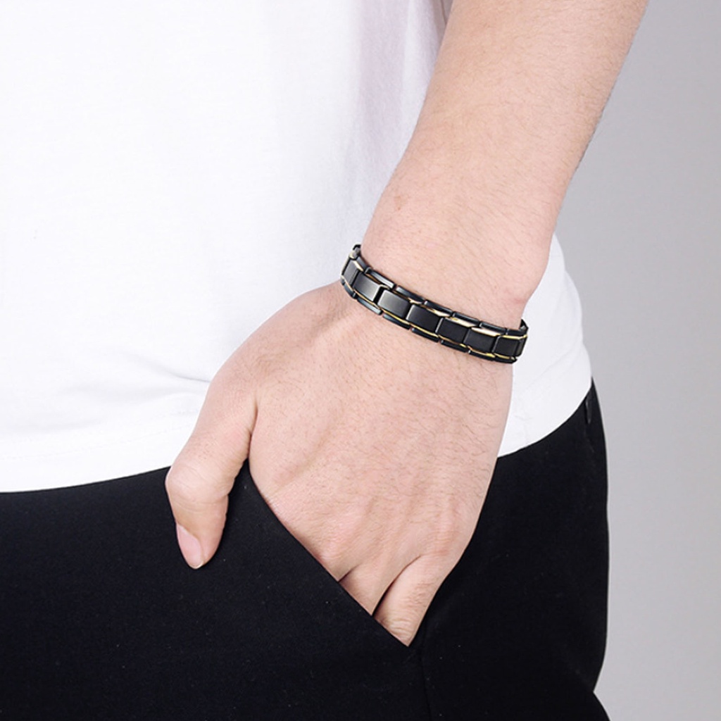 Hu Hu Hu Hu Hu Alat Bantu Pasang Kacamata♡ Gelang Bangle Gaya Hip Hop Tahan Lama Untuk Pria