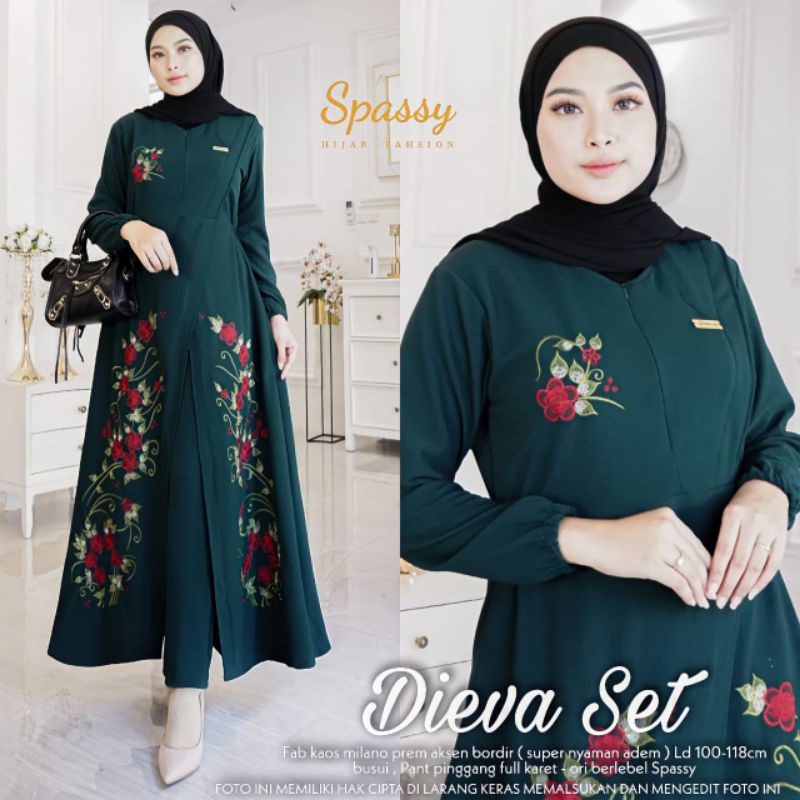 SETELAN CELANA WANITA // SET DIEVA ORIGINAL BY SPASSY