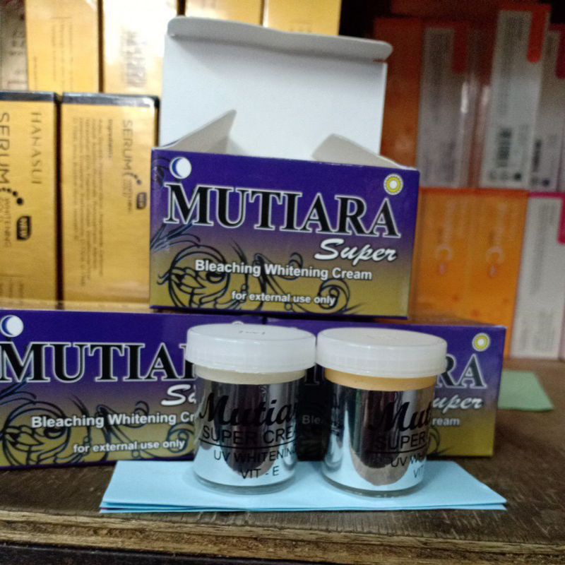 Lusinan / paket cream mutiara ungu bleaching whitening cream