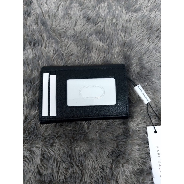 Marc The Snapshot Compact Wallet Logo Black Marc Jac0bs