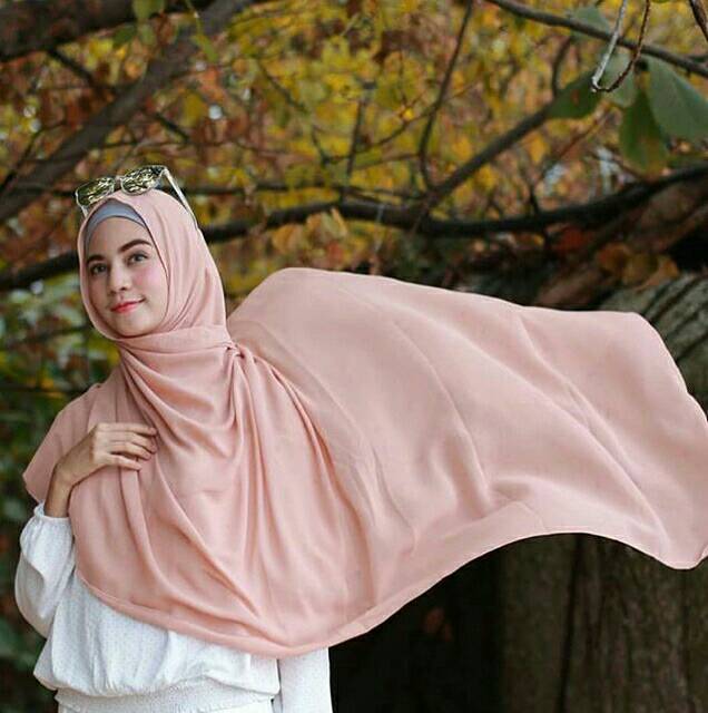 Jilbab Pashmina Panjang 200 x 75 Diamond /  Pashmina Sabyan 2 Meter Panjang Premium ukuran Jumbo / Pahmina Sabyan Premium-4