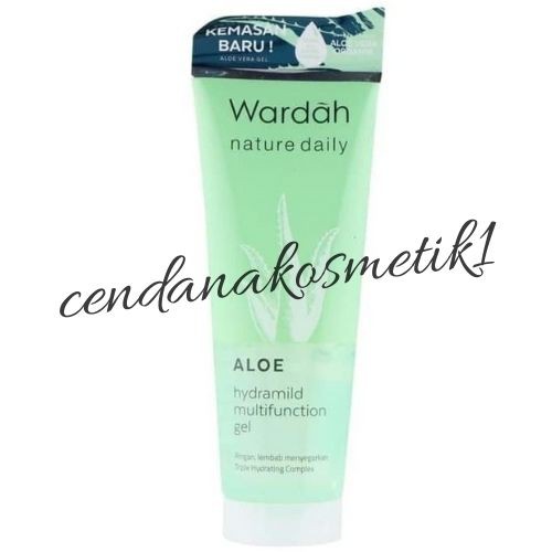 Wardah Aloevera Gel Nature Daily Hydramild Multifunction - gel aloevera