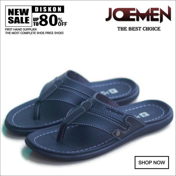 Grosir SANDAL  KULIT JOEMEN S 014 ORIGINAL PRIA  JEPIT 