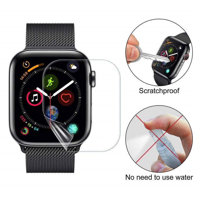 Film Pelindung Layar Bahan TPU Hydrogel Anti Gores Untuk Apple Watch Seri 8 7 SE 2022 41mm 45mm 40mm 44mm