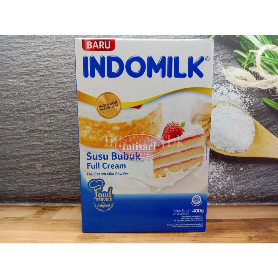 Susu Full Cream Indomilk 400 Gr / Susu Bubuk Indomilk