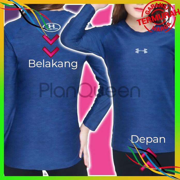 OLAHRAGA BAJU SPORT LENGAN PANJANG WANITA PREMIUM IMPORT KAOS OLAHRAGA JUMBO AROON BAYAR COD