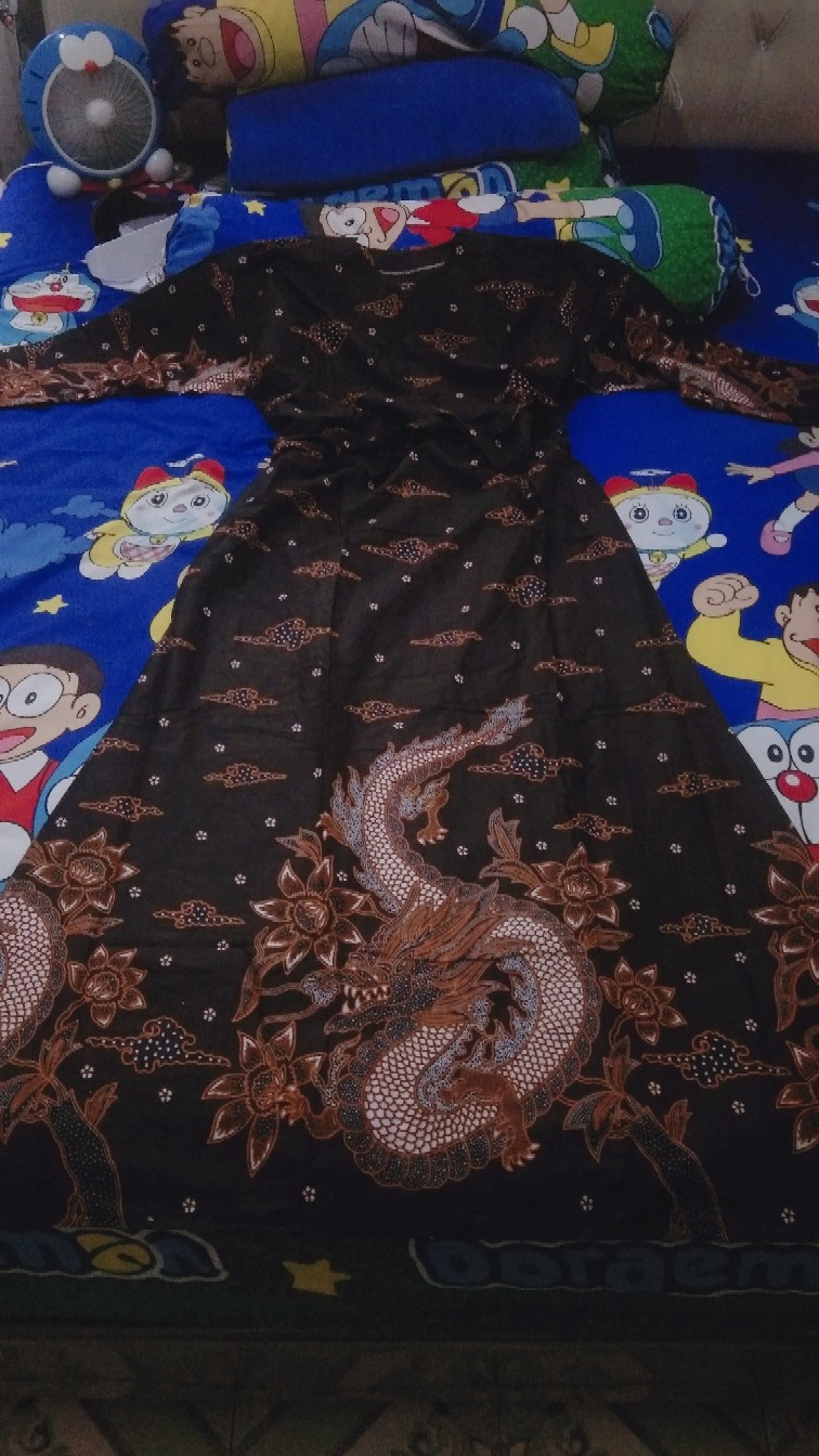 Gamis Batik (cod) Manggar Gamis Batik Pesta Model Terbaru