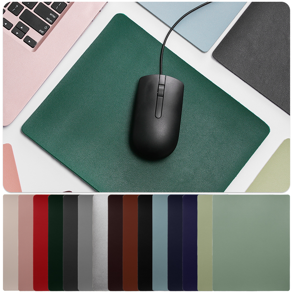 PC 1pc Mouse Pad Gaming Universal Anti Slip Bahan Kulit Untuk Rumah/Kantor/Laptop