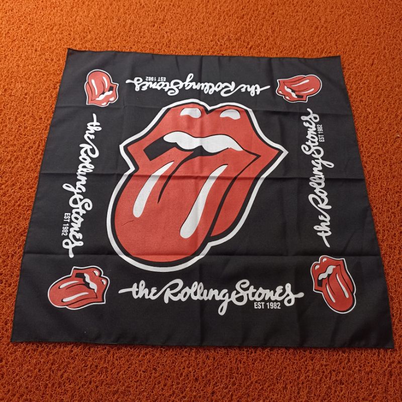 Backpatch bordir besar The Rolling Stones Premium