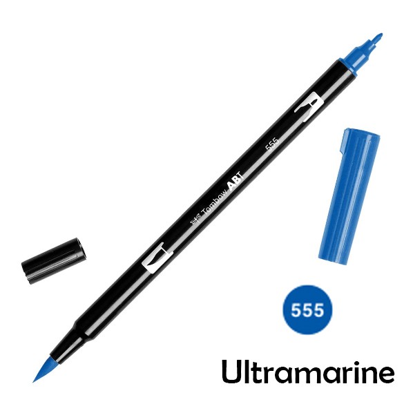 

ABT Tombow Dual Brush Pen - 555 Ultramarine
