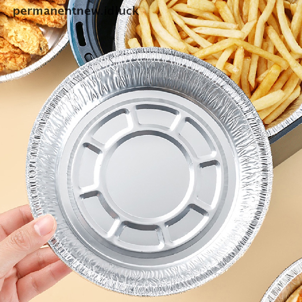 10 Pcs Kertas Aluminum Foil Tahan Minyak Sekali Pakai Untuk Air Fryer