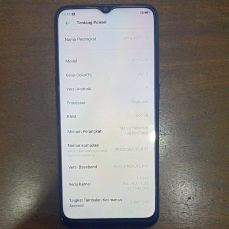 Second Oppo A31 4/128