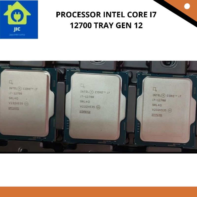 PROCESSOR INTEL CORE I7 12700 TRAY GEN 12