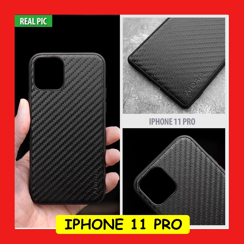 iPhone 11 Pro - Full Carbon Fiber Hybrid Case Casing Cover