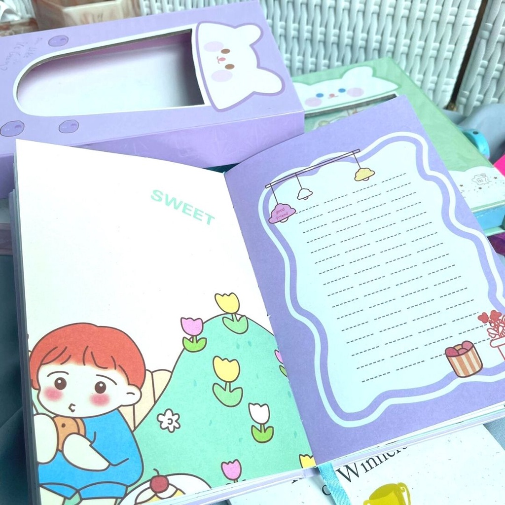 

RB Buku Gembok Boba Squishy Gemoy Buku Diary Gembok Boba Gemoy Lucu Buku Harian Unik Notebook Lucu