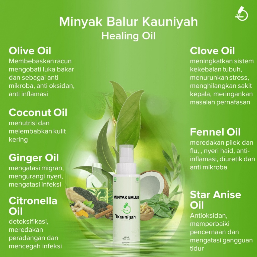 [ FREE GIFT ] KAUNIYAH OIL by Ummu Balqis Minyak Balur Original BPOM