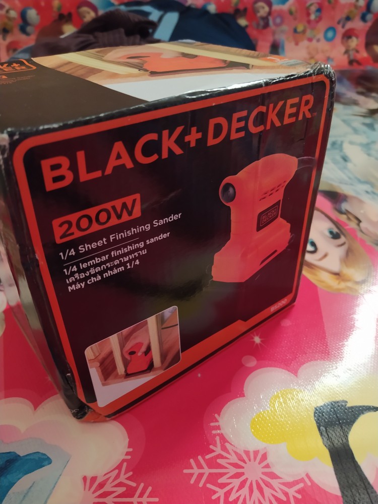Mesin Amplas / Sander Black & Decker Sander Blackdecker