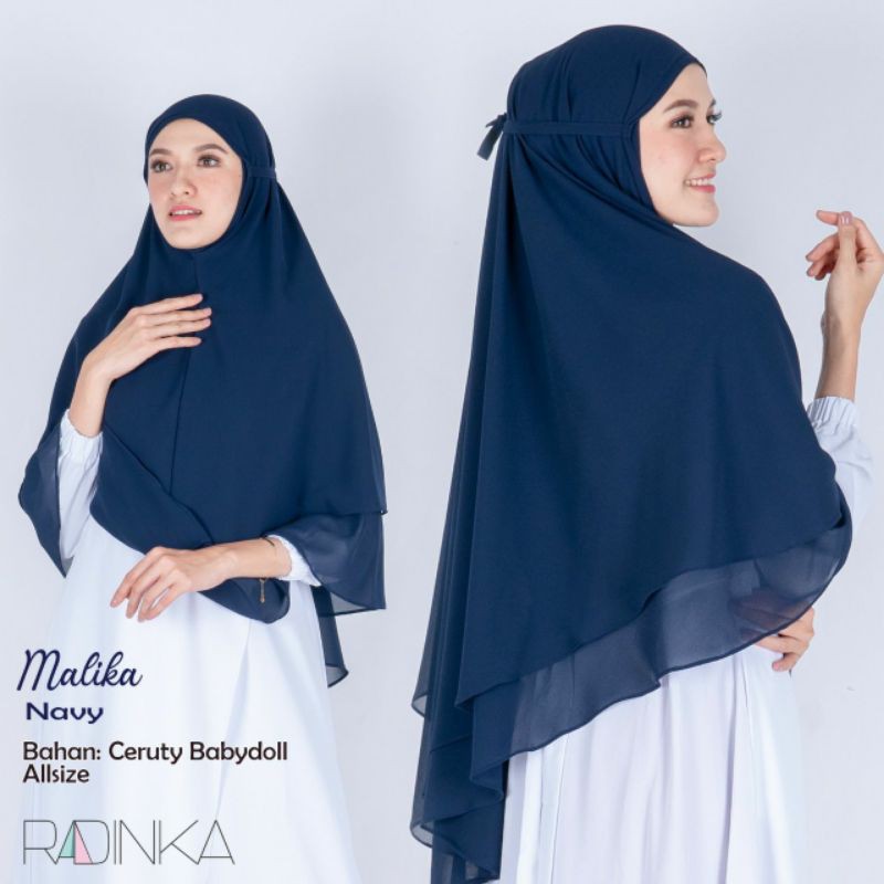 PROMO HABIS KAN STOK DIJUAL MURAH Kerudung Khimar Syari Tali tanpa Pad 2 layer babydoll