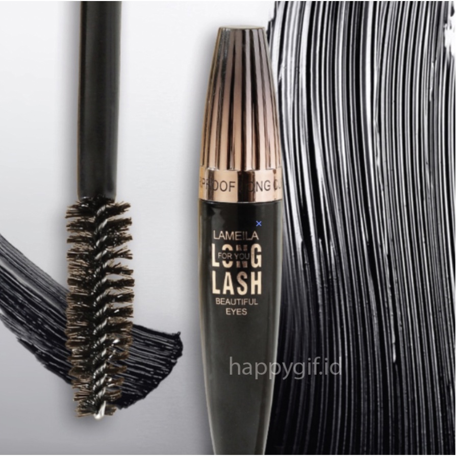 LAMEILA Slender Gold Maskara Long Lash Curling Mascara Waterproof LA051