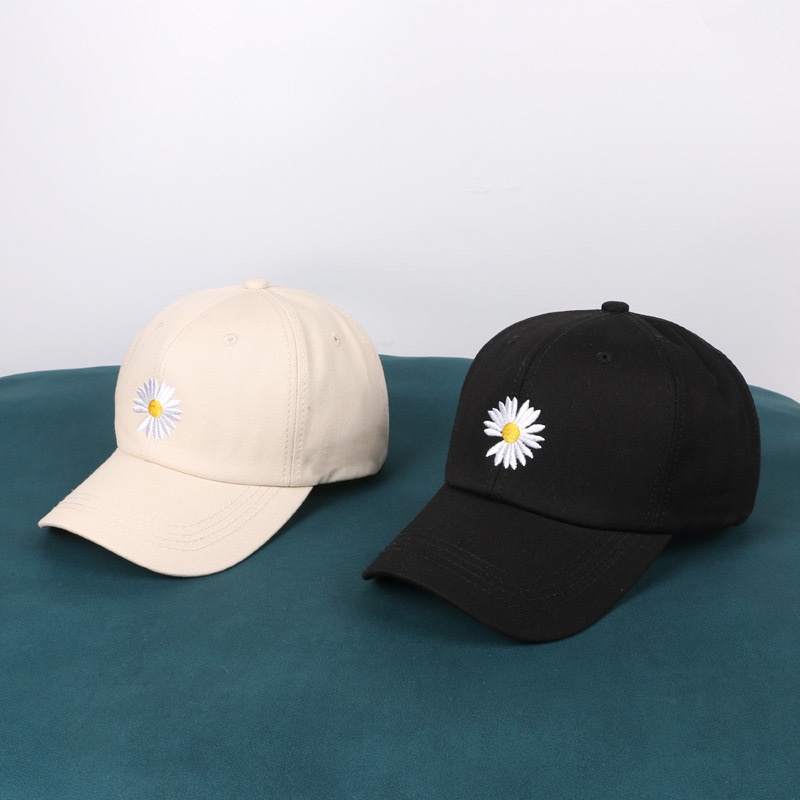 COD Topi Wanita bordir bunga daisy-1