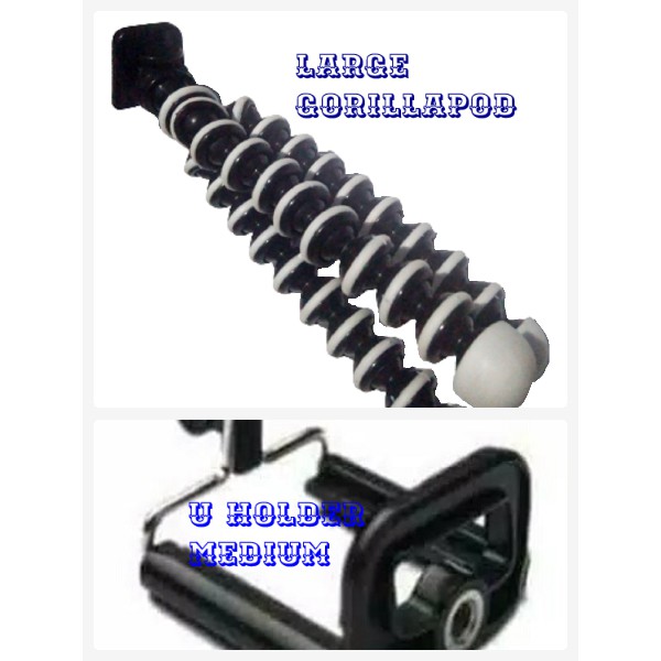 Large Gorillapod gorillapod Ukuran Besar (L) + U Holder