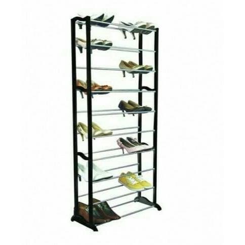 1700 Gr H016 Amazing Shoe Rack Rak Sepatu Lipat 10 Susun Shopee Indonesia