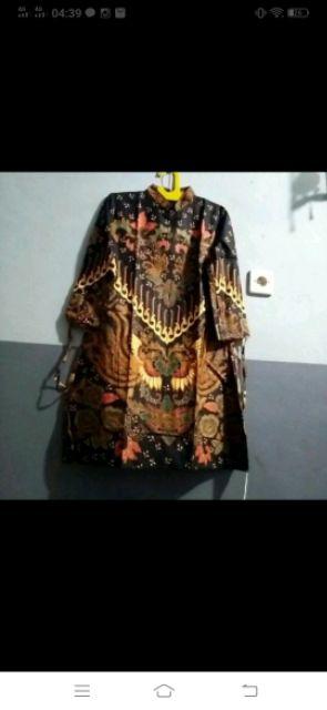 Batik Dolby Dolbi Dobby Doby Tenun Sutra Tulis Katun Atbm Baron Atasan Batik Wanita Sogan Srg308