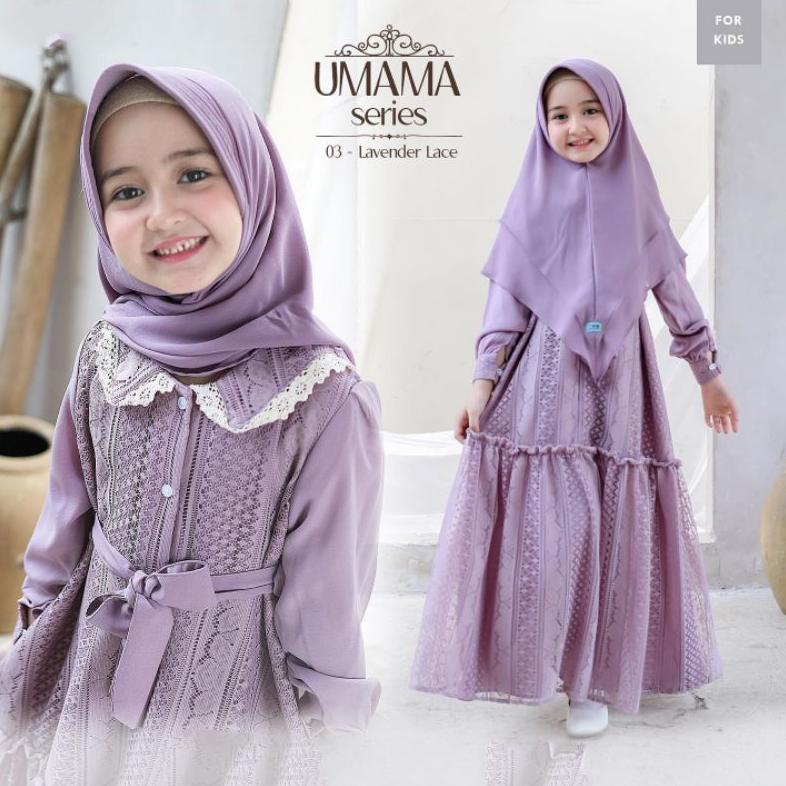 e6✪Terbaru⋆ SYARI KIDS BRUKAT 9-10 TAHUN/UMAMA SYARI KIDS/GAMIS BRUKAT ANAK BAHAN MALIKA MIX MOSCREP