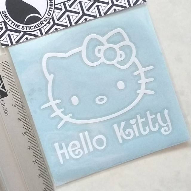 Stiker Hello Kitty v.1 Cutting Sticker 8 cm untuk motor/mobil/kaca, dll