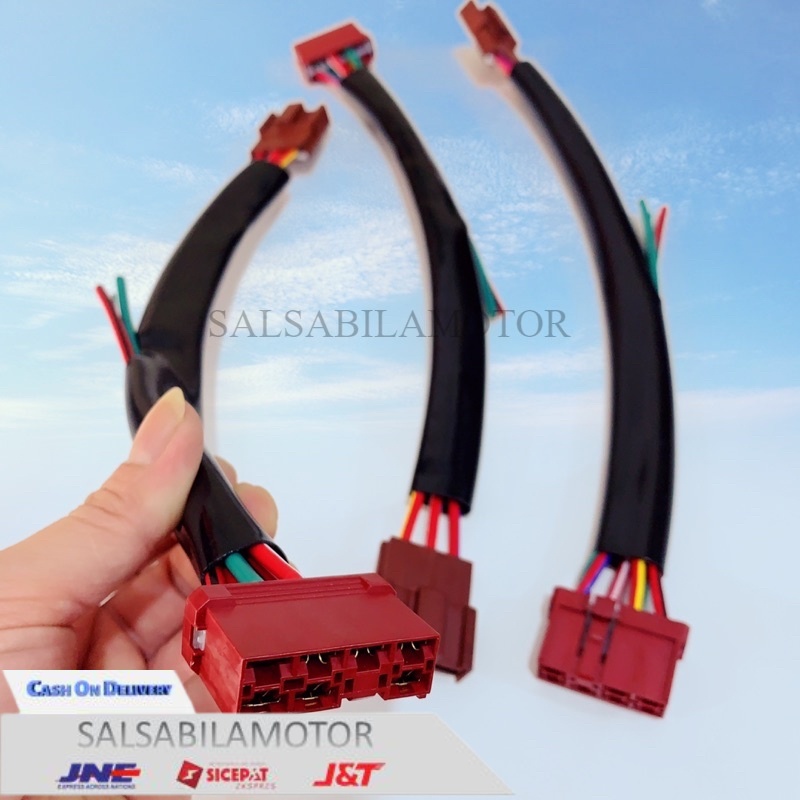 Soket Kabel ECU/ECM/ACG Beat Fi-Beat Street-Beat Esp fi-Vario 110 fi-Scoopy fi new-Genio aksesoris s