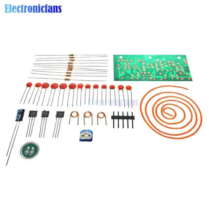 Fm Radio Pemancar 76-108Mhz Wireless Mic Transmitter Diy Kit Module