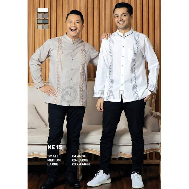 Baju Koko Nizar bordir