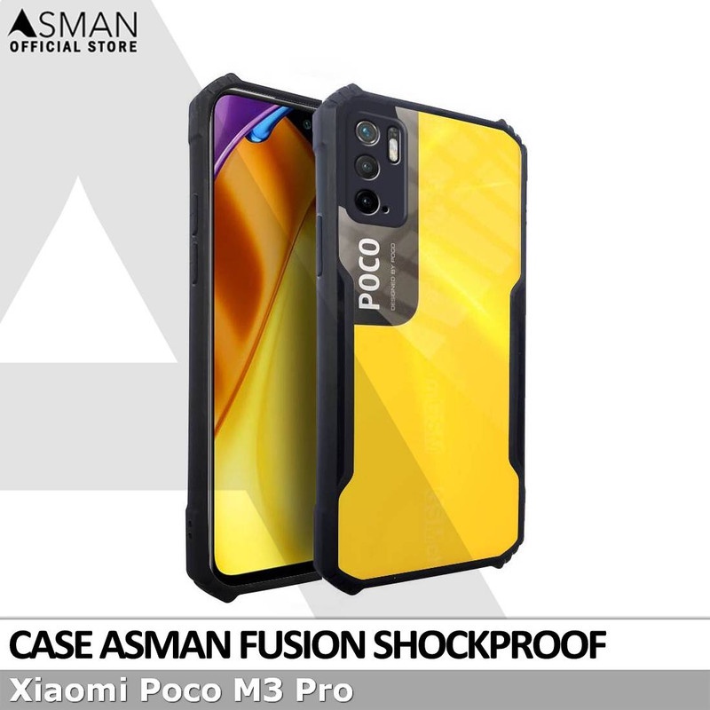 Asman Fusion Xiaomi Poco M3 Pro Case Premium Amor Acrylic