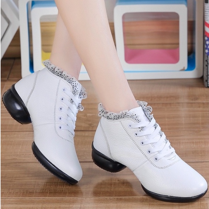 Sepatu Dansa Latin/ Line Dance Semi Boots Renda sepatu bot wanita sepatu line dance wanita uk 36~41 Sepatu dance wanita