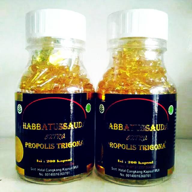 Habbatussaudah extra propolis trigona 200 kapsul