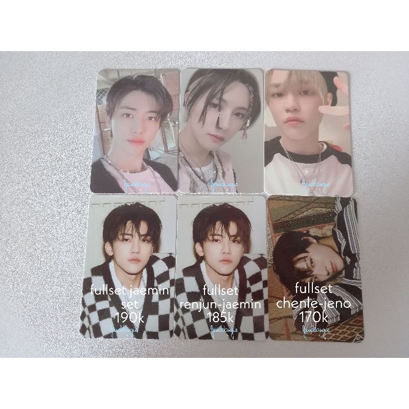 NCT DREAM HOT SAUCE TOPLOADER DECO SET Jaemin Renjun Jeno Chenle Photocard set pc