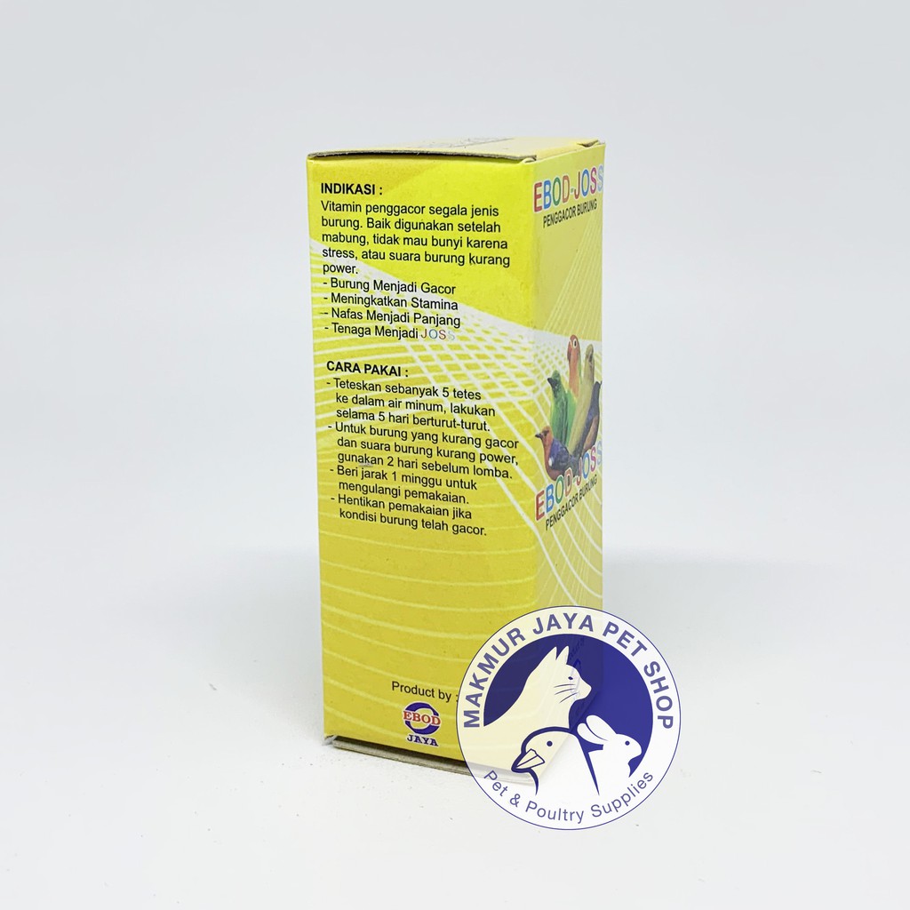 Ebod Joss Vitamin Penggacor Burung 10 ml