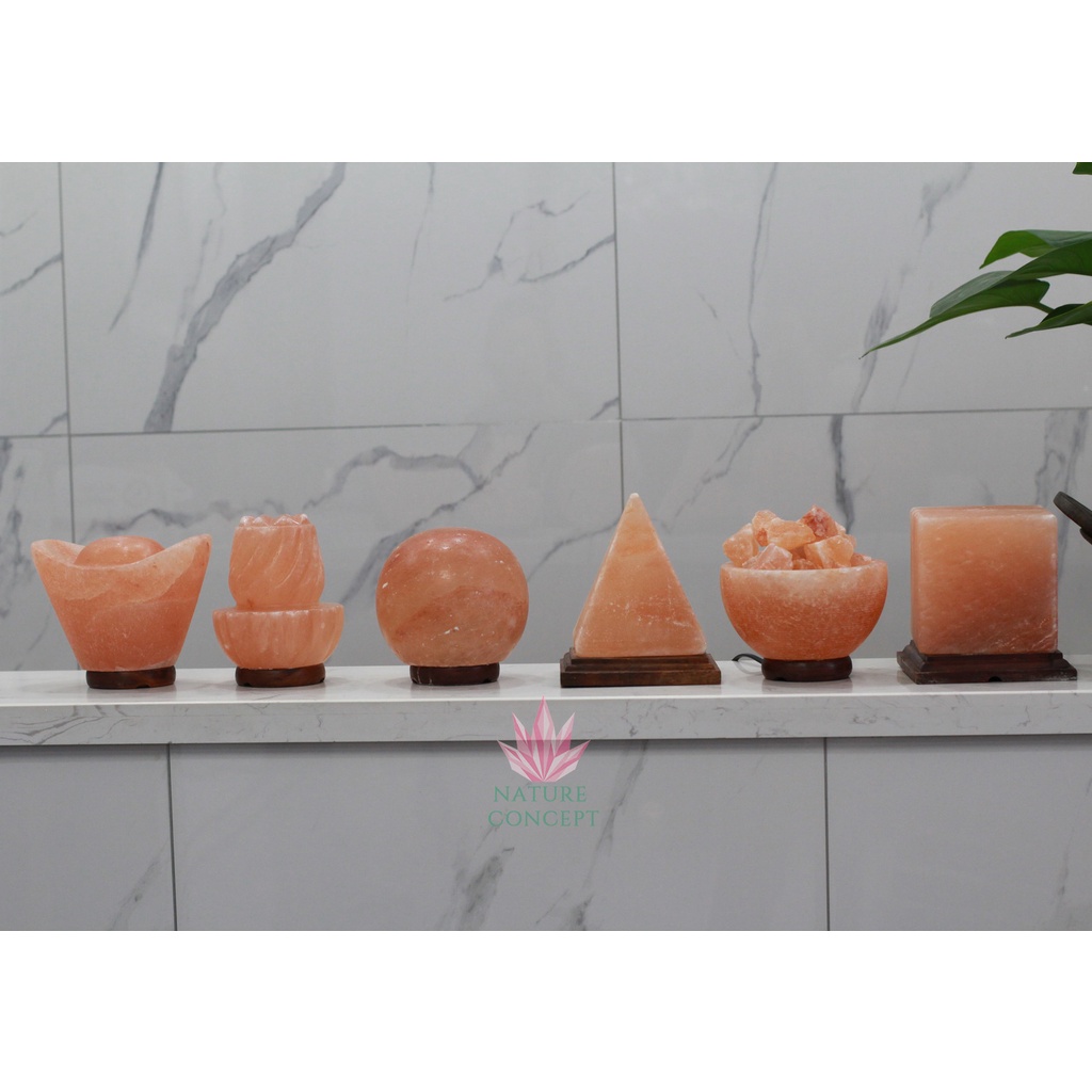 Himalayan Salt Lamp Lampu Kristal Garam Himalaya Unique Shape TERLENGKAP