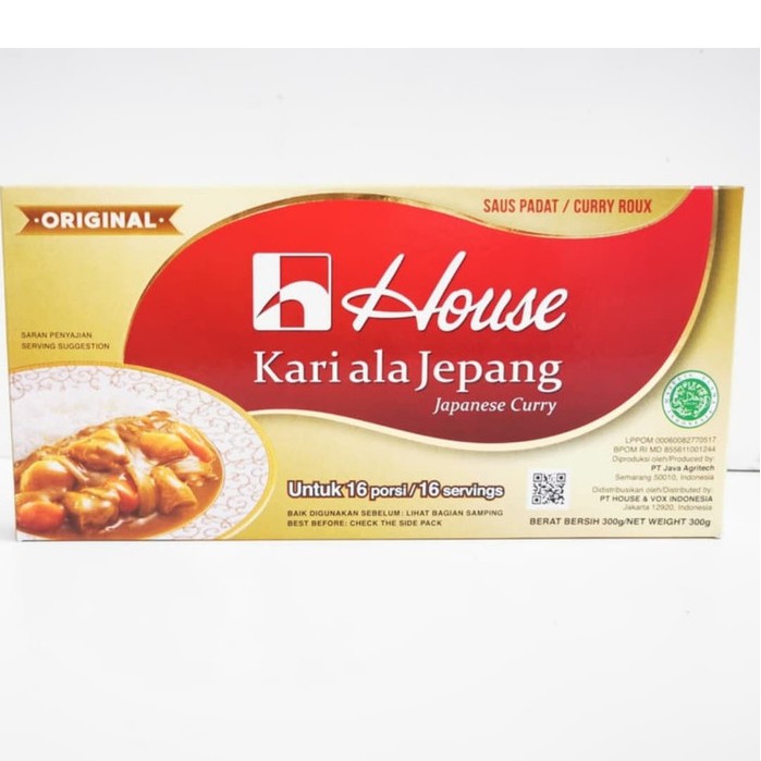 

New Arrival - House Japanese Curry Roux - Bumbu Kari Ala Jepang Halal 300Gr